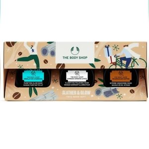 The BODY SHOP Slather & Glow Face Mask Gift Set